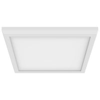 LED Blink Light - 13W - 120V - 9 Inch - Square - Color Selectable 27K/30K/35K/40K/50K - Dimmable - White Finish