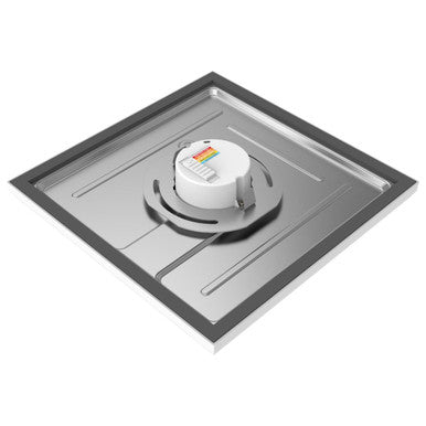 LED Blink Light - 13W - 120V - 9 Inch - Square - Color Selectable 27K/30K/35K/40K/50K - Dimmable - White Finish