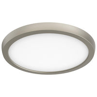 LED Blink Light - 13W - 120V - 9 Inch - Round - Color Selectable 27K/30K/35K/40K/50K - Dimmable - Brushed Nickel Finish
