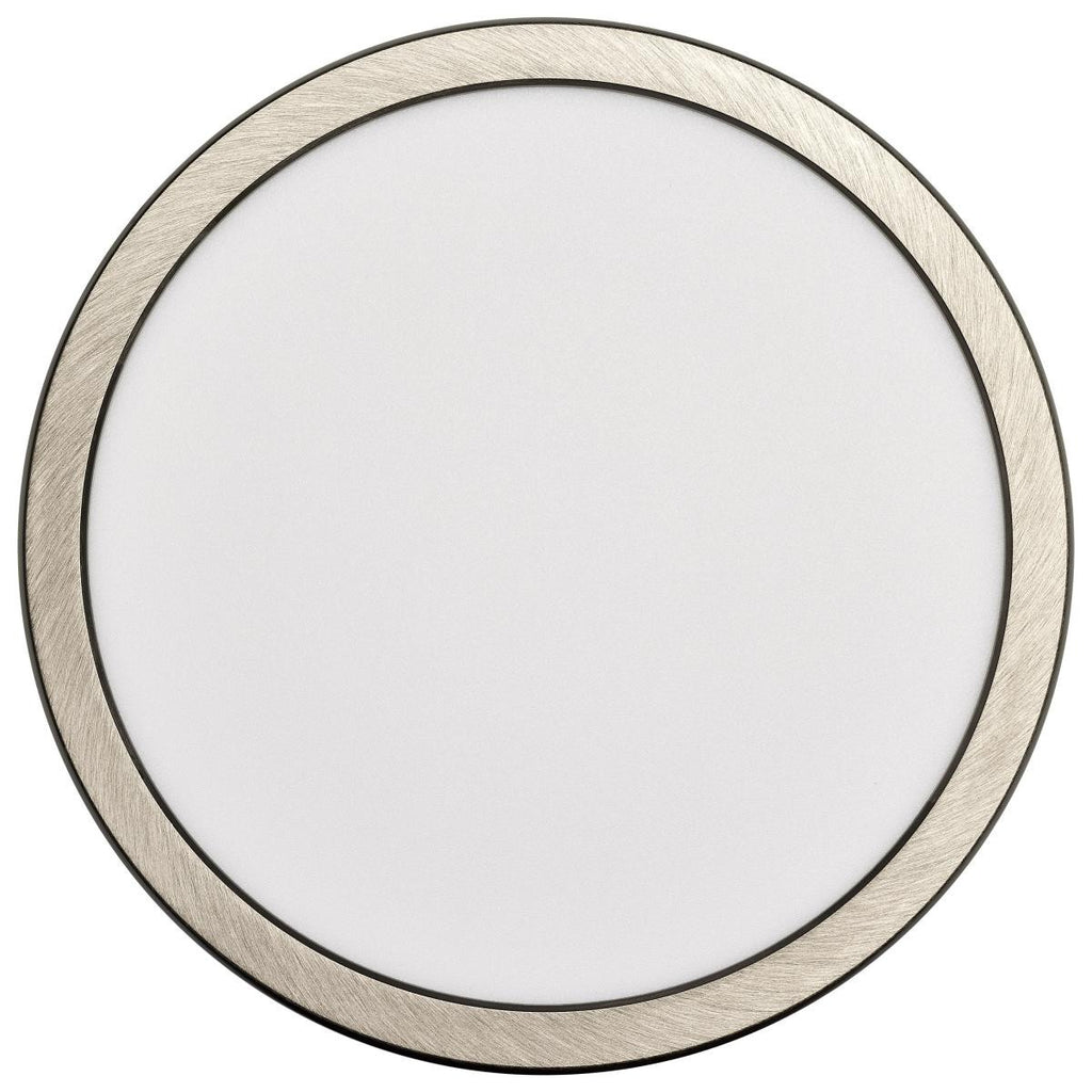 LED Blink Light - 13W - 120V - 9 Inch - Round - Color Selectable 27K/30K/35K/40K/50K - Dimmable - Brushed Nickel Finish