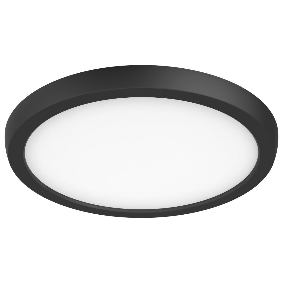 LED Blink Light - 13W - 120V - 9 Inch - Round - Color Selectable 27K/30K/35K/40K/50K - Dimmable - Black Finish