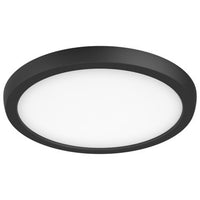LED Blink Light - 13W - 120V - 9 Inch - Round - Color Selectable 27K/30K/35K/40K/50K - Dimmable - Black Finish