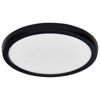 LED Blink Light - 13W - 120V - 9 Inch - Round - Color Selectable 27K/30K/35K/40K/50K - Dimmable - Black Finish