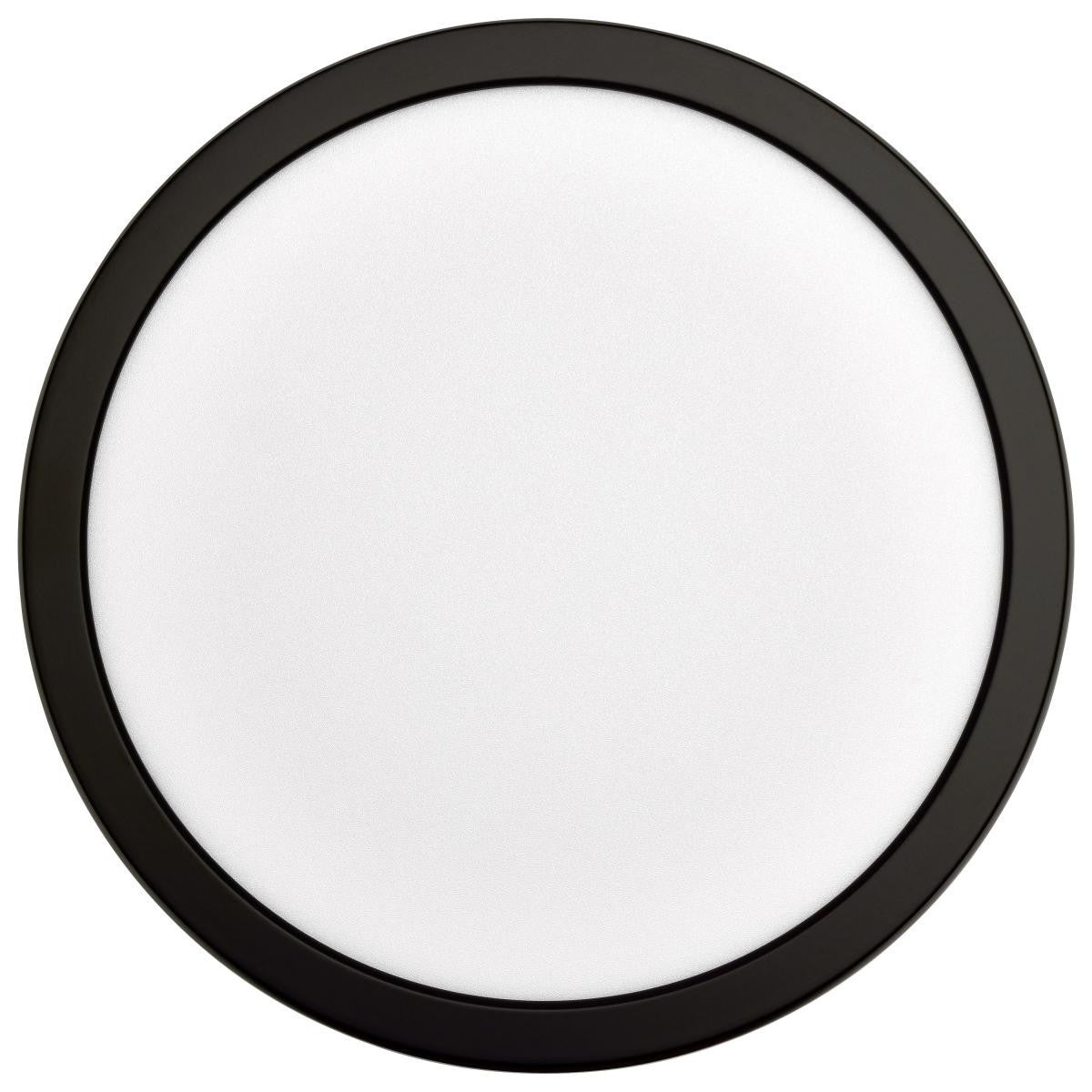 LED Blink Light - 13W - 120V - 9 Inch - Round - Color Selectable 27K/30K/35K/40K/50K - Dimmable - Black Finish