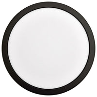 LED Blink Light - 13W - 120V - 9 Inch - Round - Color Selectable 27K/30K/35K/40K/50K - Dimmable - Black Finish
