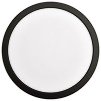 LED Blink Light - 13W - 120V - 9 Inch - Round - Color Selectable 27K/30K/35K/40K/50K - Dimmable - Black Finish
