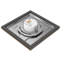 LED Blink Light - 11W - 120V - 7 Inch - Square - Color Selectable 27K/30K/35K/40K/50K - Dimmable - Bronze Finish