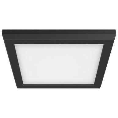 LED Blink Light - 11W - 120V - 7 Inch - Square - Color Selectable 27K/30K/35K/40K/50K - Dimmable - Black Finish