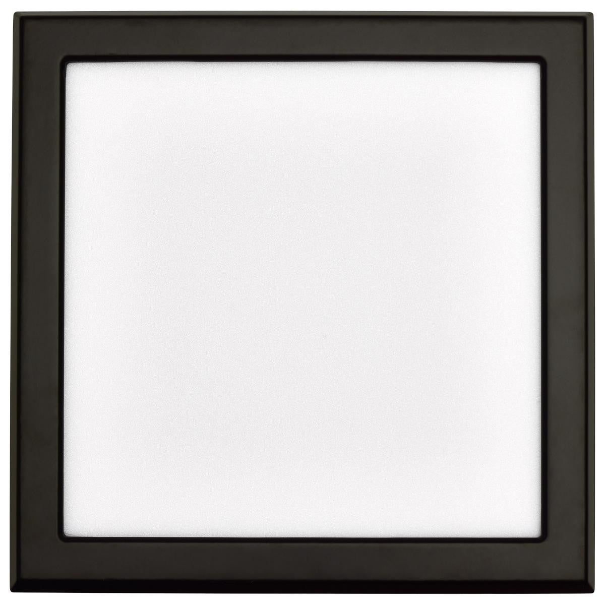 LED Blink Light - 11W - 120V - 7 Inch - Square - Color Selectable 27K/30K/35K/40K/50K - Dimmable - Black Finish