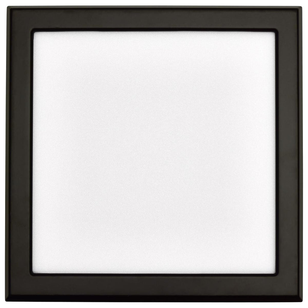 LED Blink Light - 11W - 120V - 7 Inch - Square - Color Selectable 27K/30K/35K/40K/50K - Dimmable - Black Finish