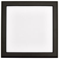 LED Blink Light - 11W - 120V - 7 Inch - Square - Color Selectable 27K/30K/35K/40K/50K - Dimmable - Black Finish