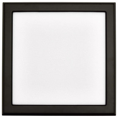 LED Blink Light - 11W - 120V - 7 Inch - Square - Color Selectable 27K/30K/35K/40K/50K - Dimmable - Black Finish