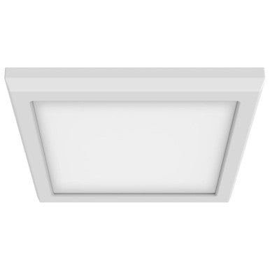 LED Blink Light - 11W - 120V - 7 Inch - Square - Color Selectable 27K/30K/35K/40K/50K - Dimmable - White Finish