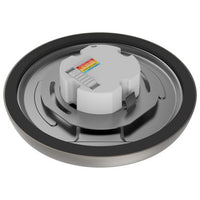 LED Blink Light - 11W - 120V - 7 Inch - Round - Color Selectable 27K/30K/35K/40K/50K - Dimmable - Brushed Nickel Finish