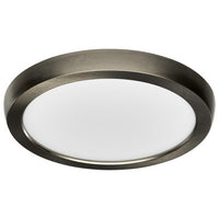 LED Blink Light - 11W - 120V - 7 Inch - Round - Color Selectable 27K/30K/35K/40K/50K - Dimmable - Brushed Nickel Finish