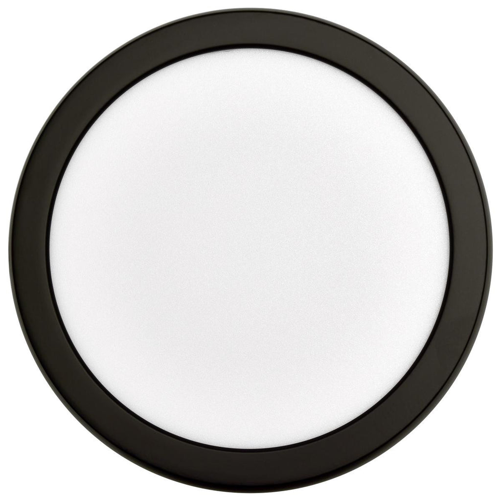 LED Blink Light - 11W - 120V - 7 Inch - Round - Color Selectable 27K/30K/35K/40K/50K - Dimmable - Black Finish