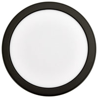 LED Blink Light - 11W - 120V - 7 Inch - Round - Color Selectable 27K/30K/35K/40K/50K - Dimmable - Black Finish
