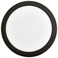 LED Blink Light - 11W - 120V - 7 Inch - Round - Color Selectable 27K/30K/35K/40K/50K - Dimmable - Black Finish
