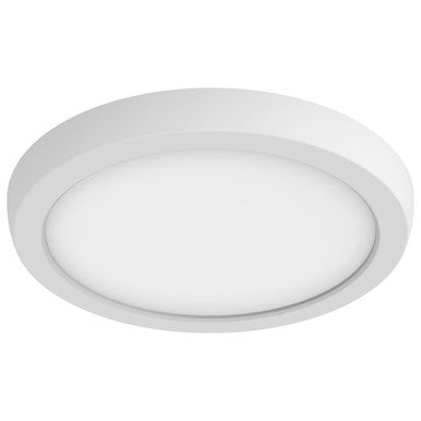 LED Blink Light - 11W - 120V - 7 Inch - Round - Color Selectable 27K/30K/35K/40K/50K - Dimmable - White Finish