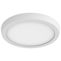 LED Blink Light - 11W - 120V - 7 Inch - Round - Color Selectable 27K/30K/35K/40K/50K - Dimmable - White Finish