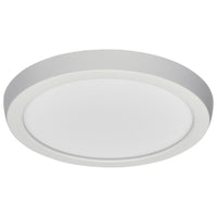 LED Blink Light - 11W - 120V - 7 Inch - Round - Color Selectable 27K/30K/35K/40K/50K - Dimmable - White Finish