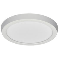 LED Blink Light - 11W - 120V - 7 Inch - Round - Color Selectable 27K/30K/35K/40K/50K - Dimmable - White Finish