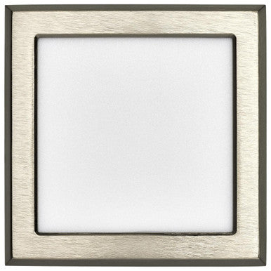 LED Blink Light - 9W - 120V - 5 Inch - Square - Color Selectable 27K/30K/35K/40K/50K - Dimmable - Brushed Nickel Finish