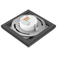 LED Blink Light - 9W - 120V - 5 Inch - Square - Color Selectable 27K/30K/35K/40K/50K - Dimmable - Black Finish
