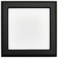 LED Blink Light - 9W - 120V - 5 Inch - Square - Color Selectable 27K/30K/35K/40K/50K - Dimmable - Black Finish