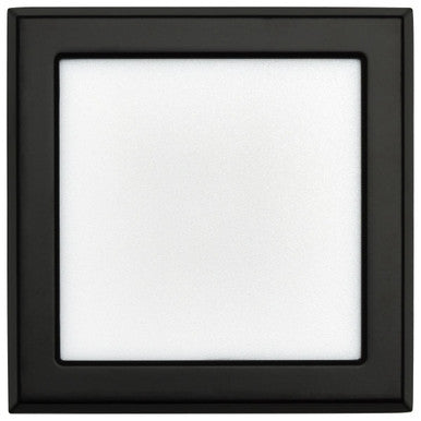LED Blink Light - 9W - 120V - 5 Inch - Square - Color Selectable 27K/30K/35K/40K/50K - Dimmable - Black Finish