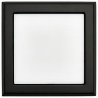 LED Blink Light - 9W - 120V - 5 Inch - Square - Color Selectable 27K/30K/35K/40K/50K - Dimmable - Black Finish