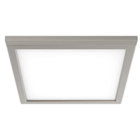 LED Blink Light - 13W - 120V - 9 Inch - Square - Color Selectable 27K/30K/35K/40K/50K - Dimmable - Brushed Nickel Finish