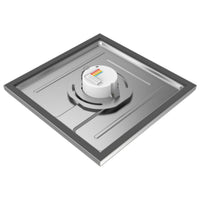 LED Blink Light - 13W - 120V - 9 Inch - Square - Color Selectable 27K/30K/35K/40K/50K - Dimmable - Brushed Nickel Finish