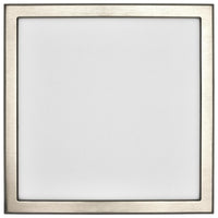 LED Blink Light - 13W - 120V - 9 Inch - Square - Color Selectable 27K/30K/35K/40K/50K - Dimmable - Brushed Nickel Finish