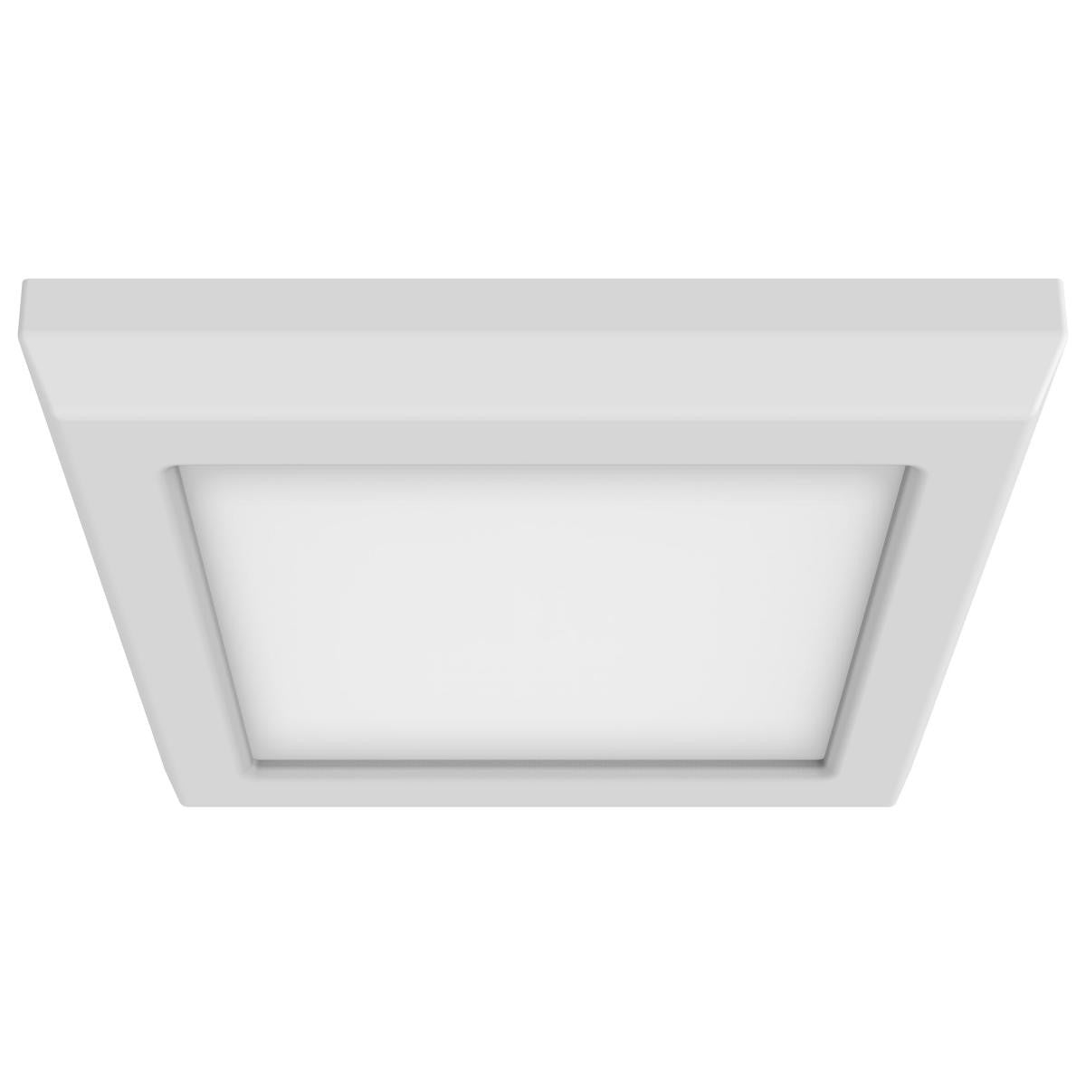 LED Blink Light - 9W - 120V - 5 Inch - Square - Color Selectable 27K/30K/35K/40K/50K - Dimmable - White Finish