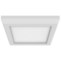 LED Blink Light - 9W - 120V - 5 Inch - Square - Color Selectable 27K/30K/35K/40K/50K - Dimmable - White Finish