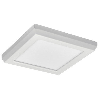 LED Blink Light - 9W - 120V - 5 Inch - Square - Color Selectable 27K/30K/35K/40K/50K - Dimmable - White Finish