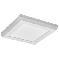 LED Blink Light - 9W - 120V - 5 Inch - Square - Color Selectable 27K/30K/35K/40K/50K - Dimmable - White Finish