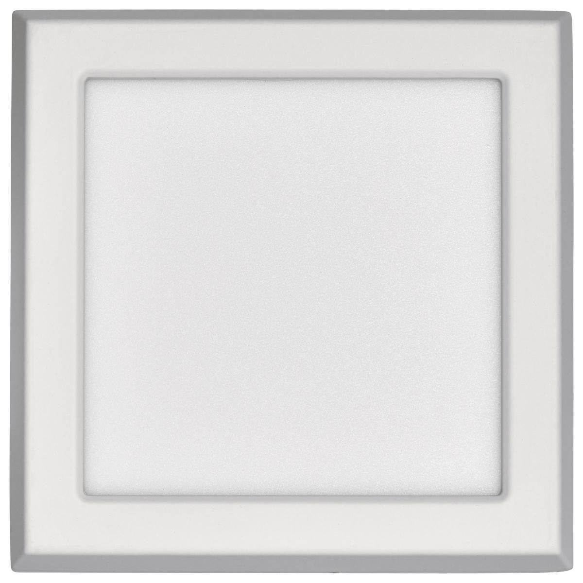LED Blink Light - 9W - 120V - 5 Inch - Square - Color Selectable 27K/30K/35K/40K/50K - Dimmable - White Finish