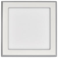 LED Blink Light - 9W - 120V - 5 Inch - Square - Color Selectable 27K/30K/35K/40K/50K - Dimmable - White Finish