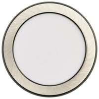 LED Blink Light - 9W - 120V - 5 Inch - Round - Color Selectable 27K/30K/35K/40K/50K - Dimmable - Brushed Nickel Finish