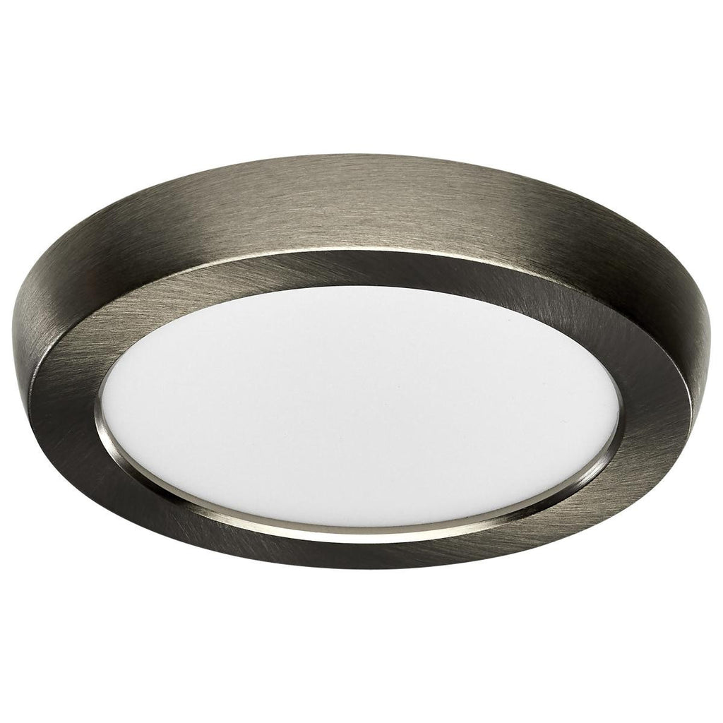 LED Blink Light - 9W - 120V - 5 Inch - Round - Color Selectable 27K/30K/35K/40K/50K - Dimmable - Brushed Nickel Finish