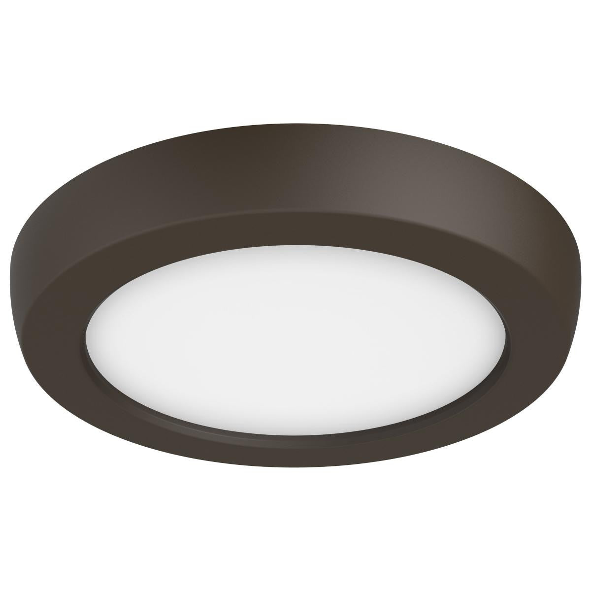 LED Blink Light - 9W - 120V - 5 Inch - Round - Color Selectable 27K/30K/35K/40K/50K - Dimmable - Bronze Finish