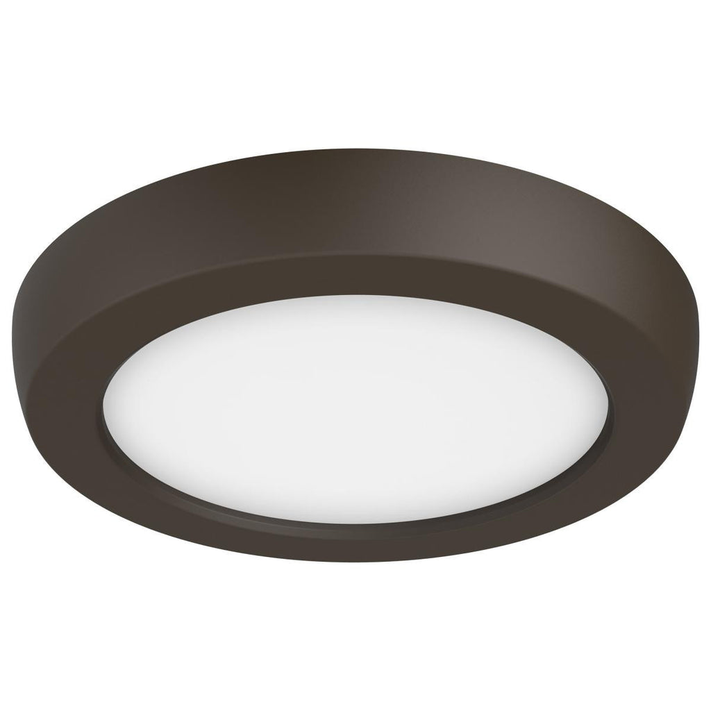 LED Blink Light - 9W - 120V - 5 Inch - Round - Color Selectable 27K/30K/35K/40K/50K - Dimmable - Bronze Finish