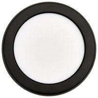 LED Blink Light - 9W - 120V - 5 Inch - Round - Color Selectable 27K/30K/35K/40K/50K - Dimmable - Black Finish