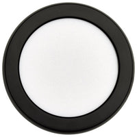 LED Blink Light - 9W - 120V - 5 Inch - Round - Color Selectable 27K/30K/35K/40K/50K - Dimmable - Black Finish