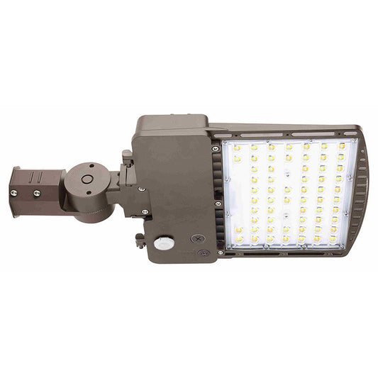 LED Parking Lot Area Light - Watt Selectable - 60/90/120/140W - Color Selectable 30K/40K/50K - 23000 Max Lumens - Slipfitter Mount W/ Motion Sensor