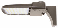 LED Parking Lot Area Light - Watt Selectable - 140W/120W/90W/60W - Color Selectable 30K/40K/50K - 23000 Max Lumens - 480V - Wall Mount - Bronze Finish
