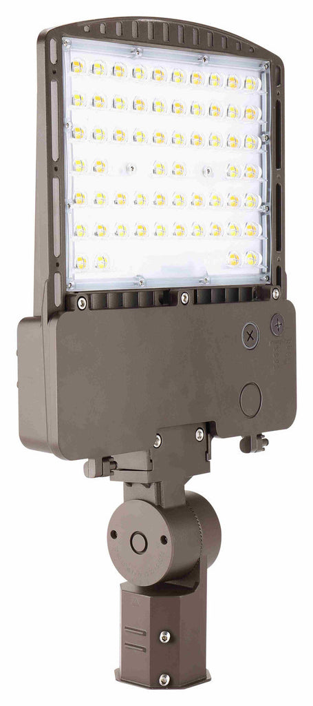 LED Parking Lot Area Light - Watt Selectable - 60/90/120/140W - Color Selectable 30K/40K/50K - 23000 Max Lumens - Slipfitter Mount