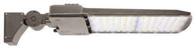 LED Parking Lot Area Light - Watt Selectable - 120/180/240/300W - Color Selectable 30K/40K/50K - 45000 Max Lumens - Pole Mount W/ Photocell